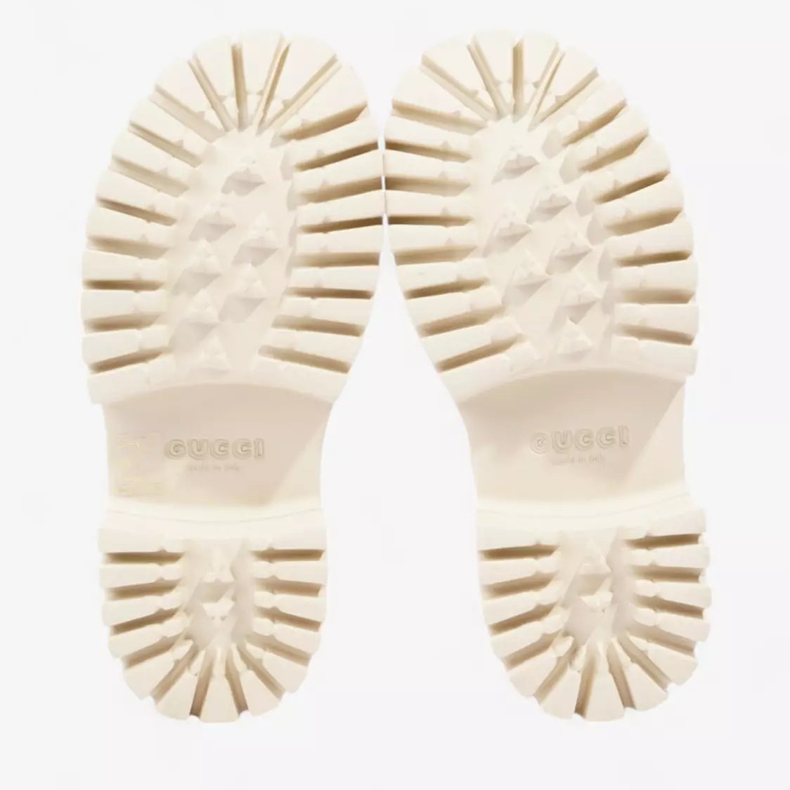 Gucci Elea perforated rubber platform mules