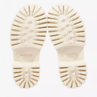 Gucci Elea perforated rubber platform mules