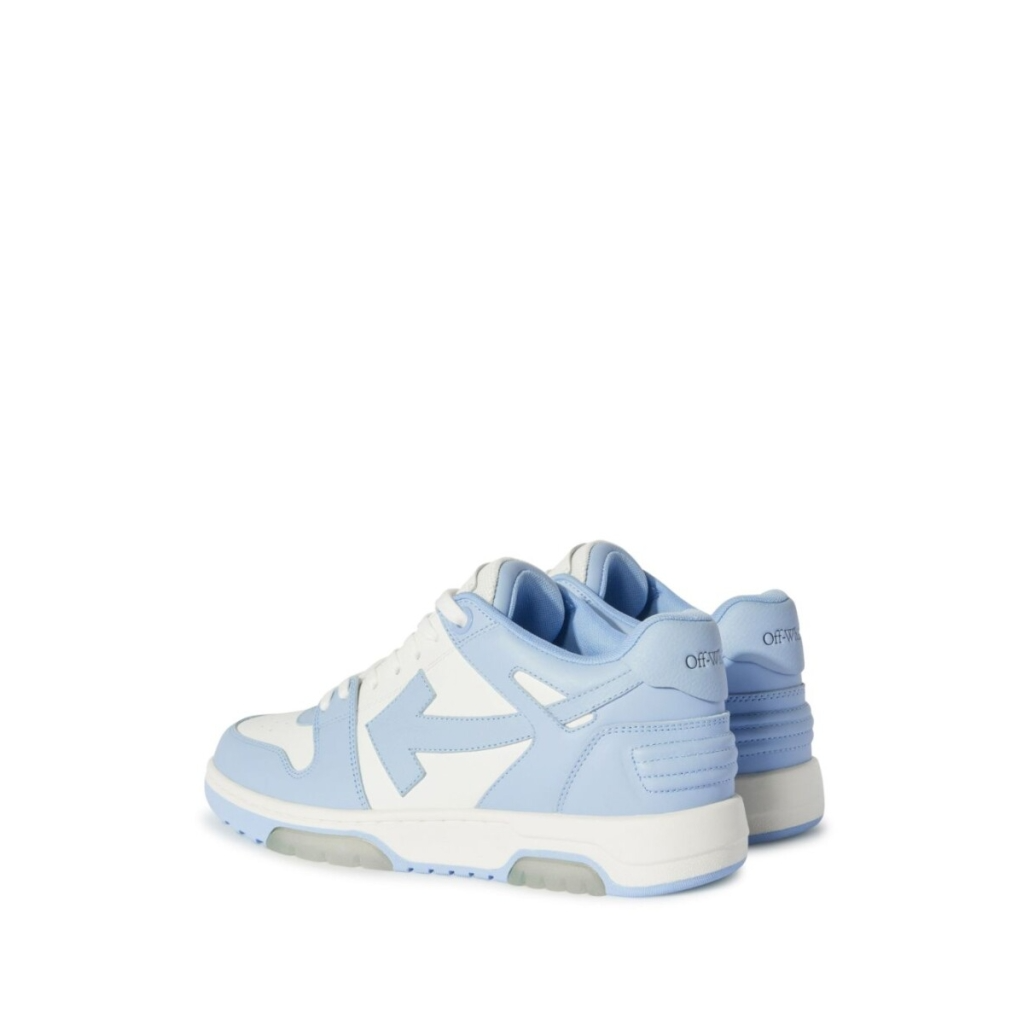 Off-White Out Of Office Calf Leather White Baby Blue