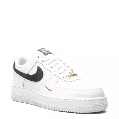 Nike Air Force 1 Low Essential "White/Black/Gold" sneakers