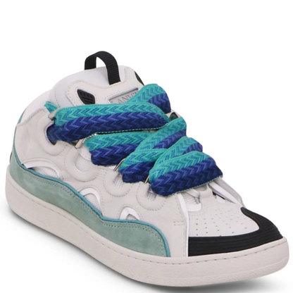 Lanvin Curb Sneaker White Blue