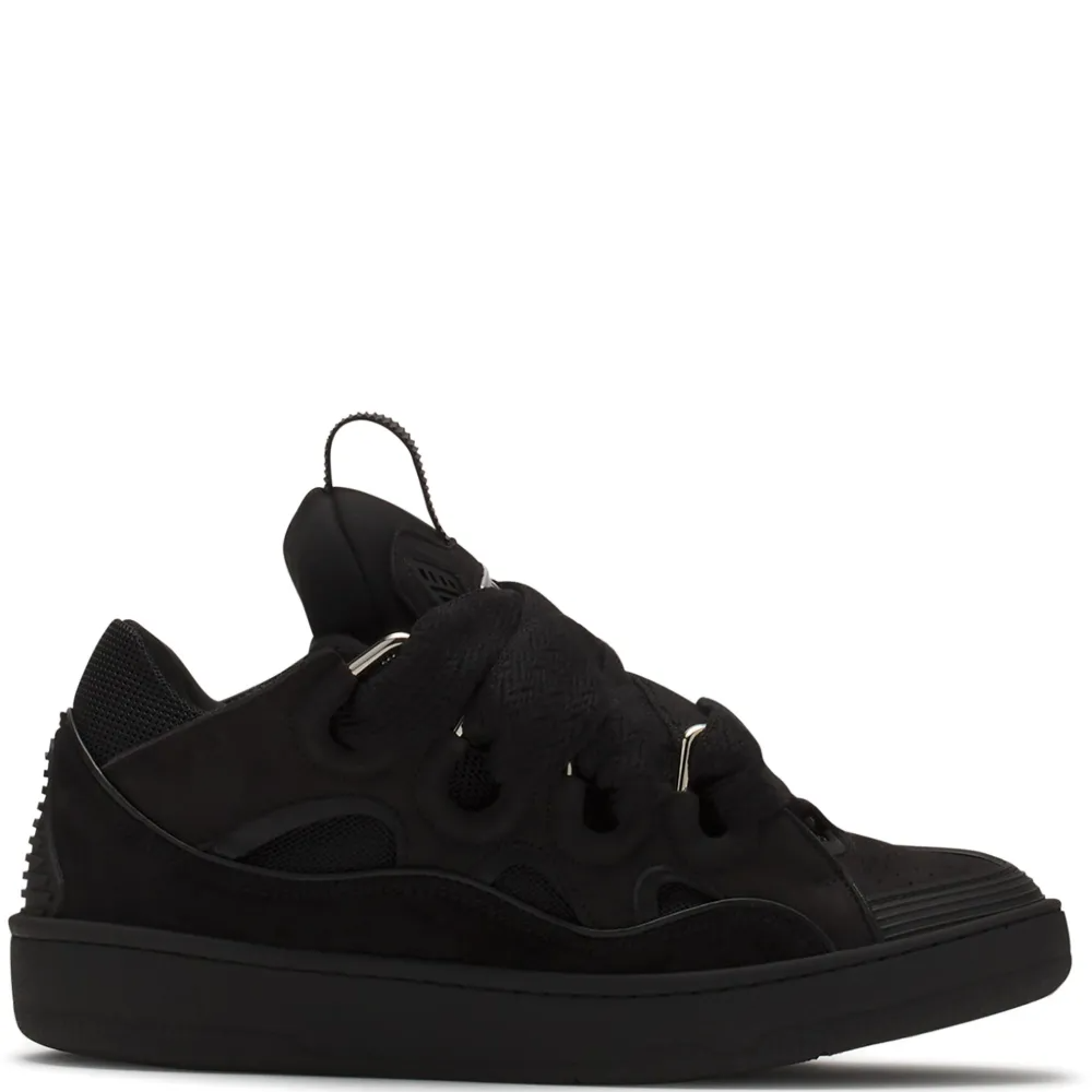 Lanvin Leather Curb Triple Black