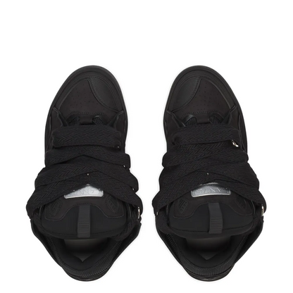 Lanvin Leather Curb Triple Black