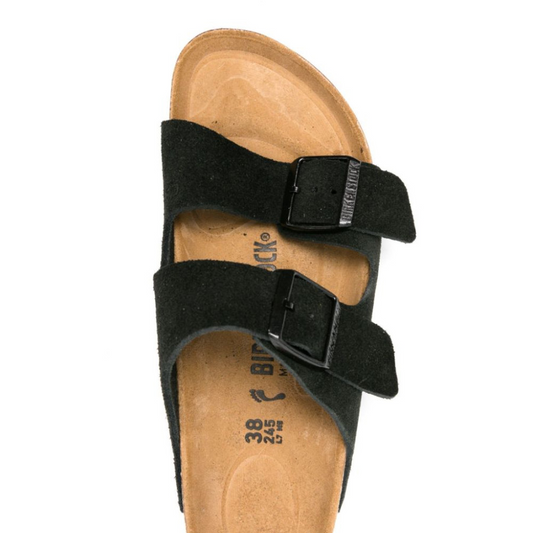 Birkenstock Arizona Soft Footbed Suede Black