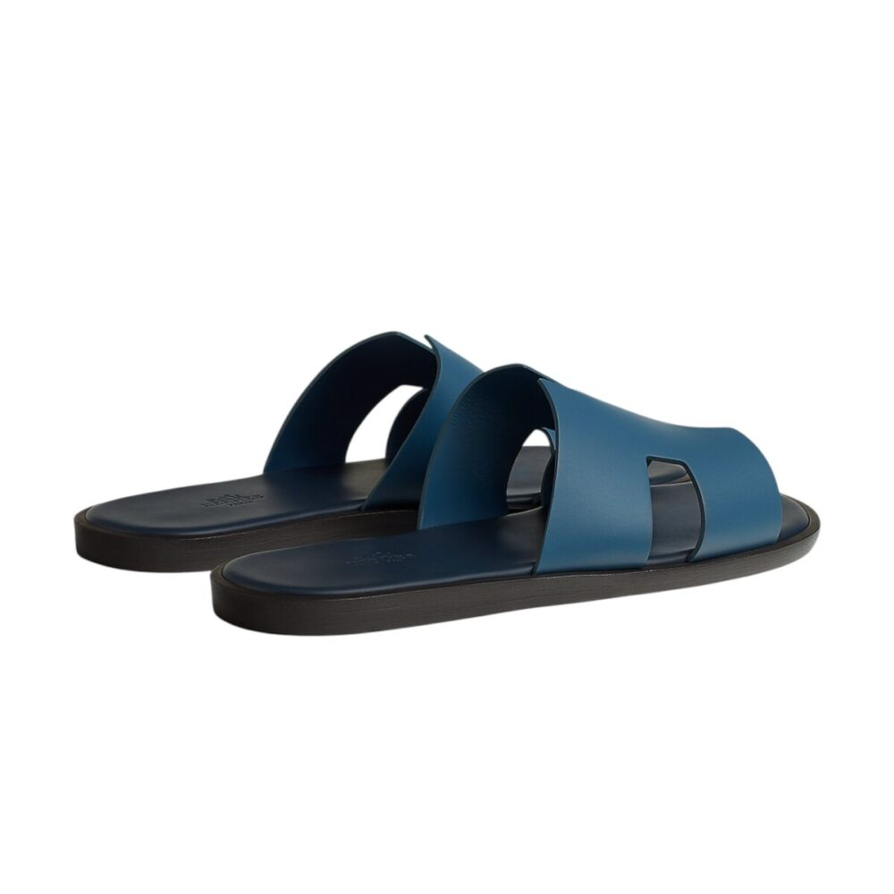 Hermes Izmir sandal Bleu Turquin Marine