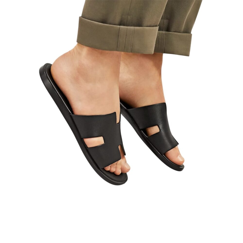 Hermes Izmir sandal Noir