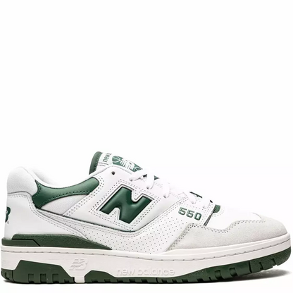 New Balance 550 "White/Team Forest Green" sneakers