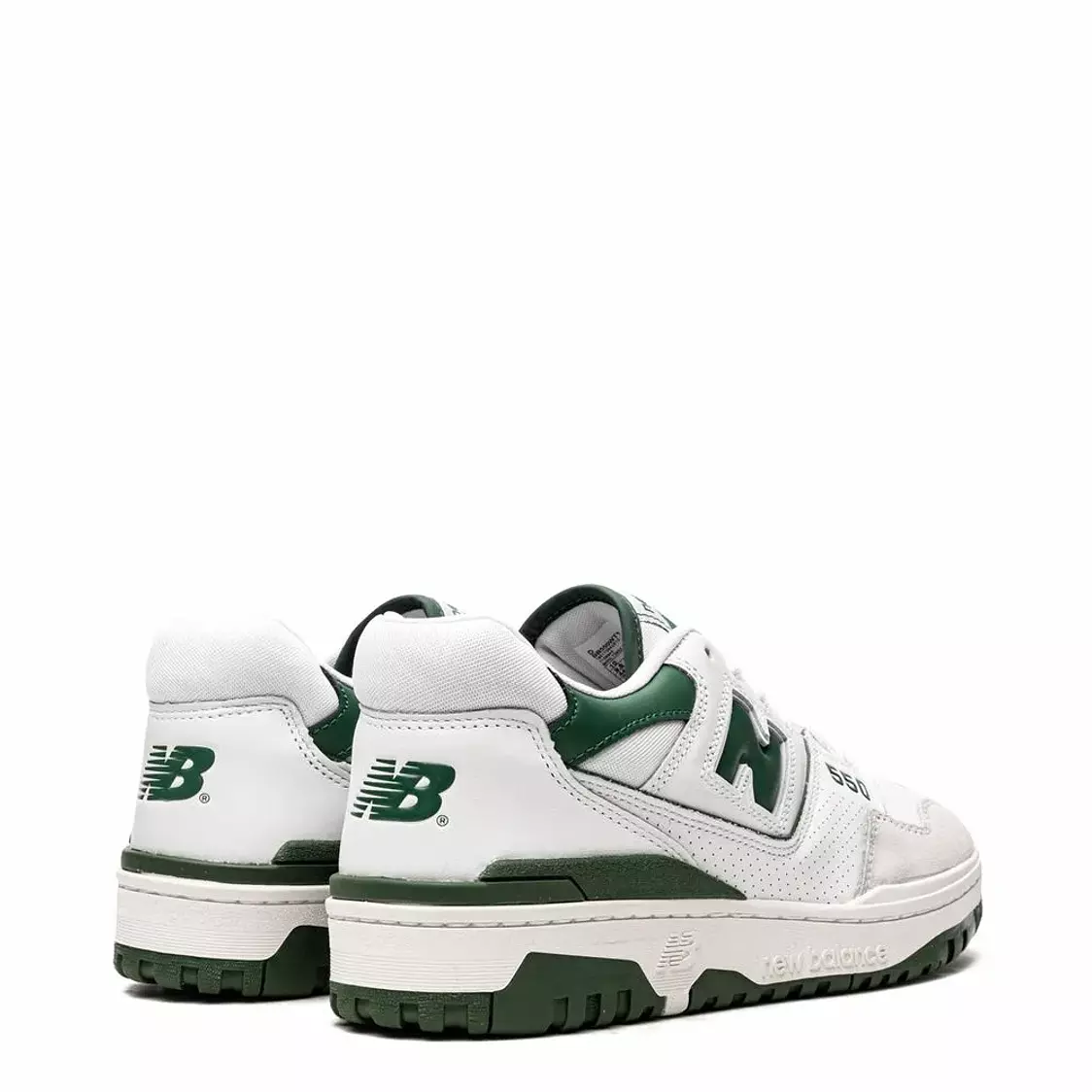 New Balance 550 "White/Team Forest Green" sneakers