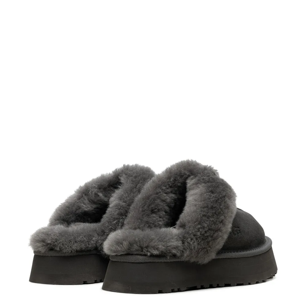 Ugg Disquette shearling platform slippers
