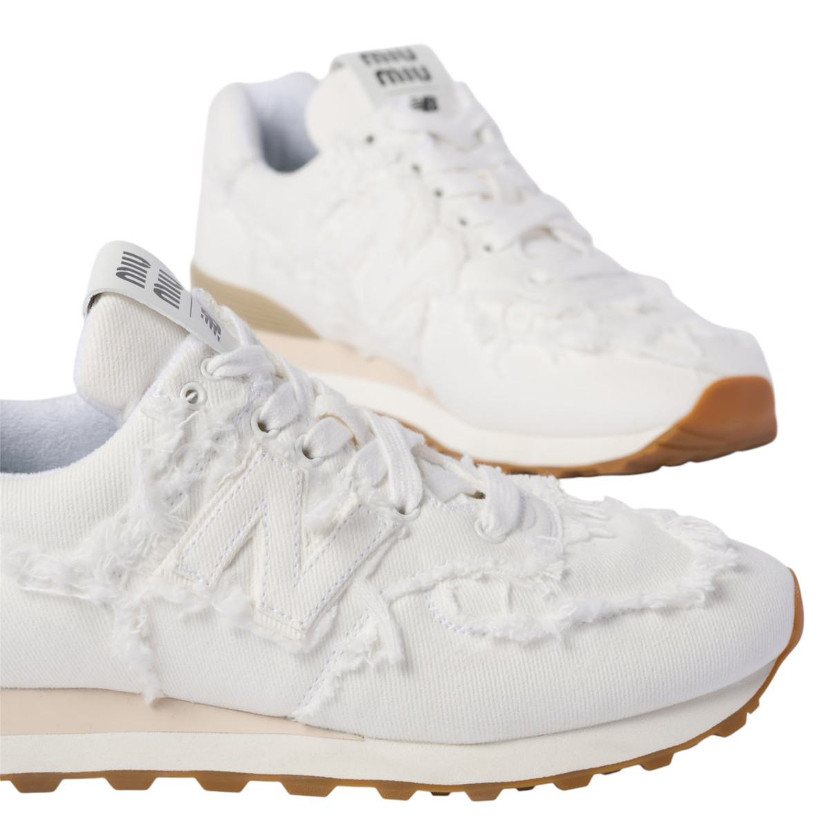 New Balance 574 Miu Miu Denim White