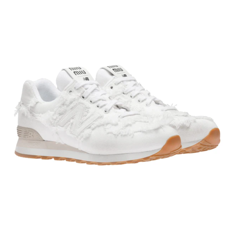 New Balance 574 Miu Miu Denim White
