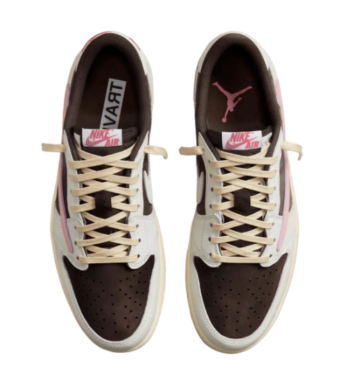 Travis Scott x Air Jordan 1 Low OG Dark Pony/Pink Oxford