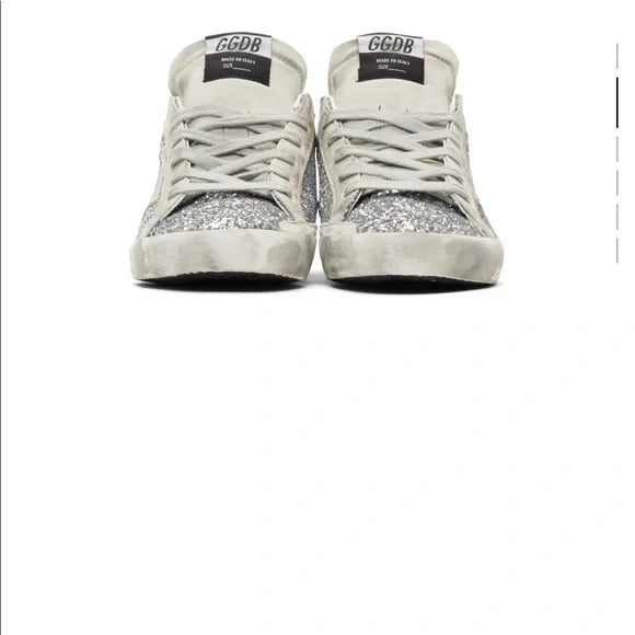 Golden Goose Super-Star glitter sneakers