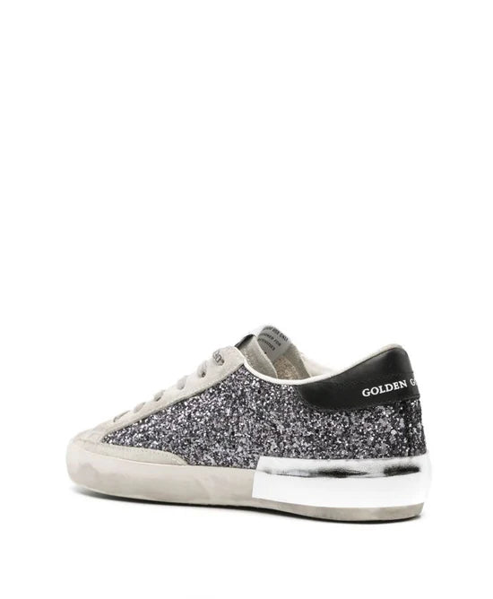 Golden Goose Baskets Superstar glitter sneakers