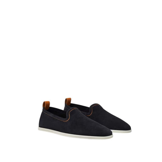 Loro Piana Venice Walk Loafer Navy Blue