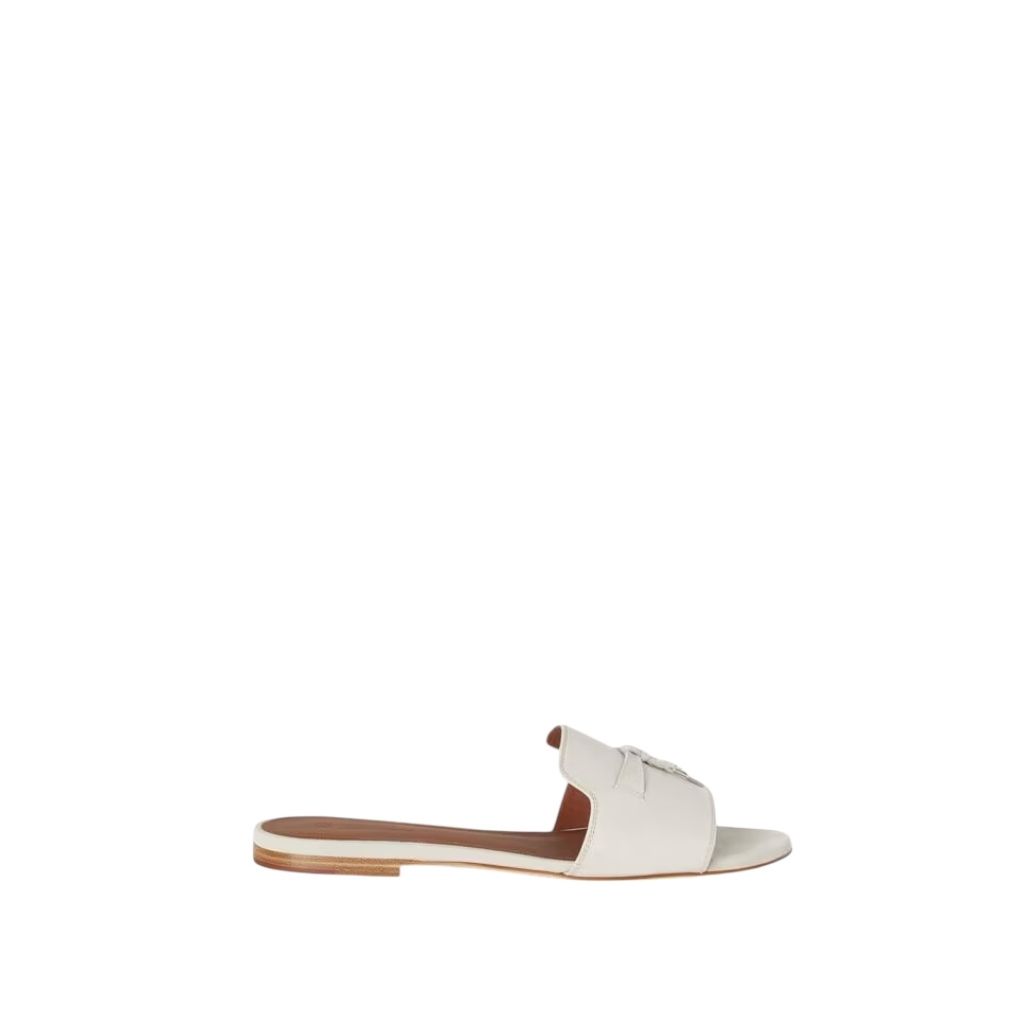 Loro Piana Summer Charms Sandal Pearl Powder