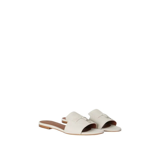 Loro Piana Summer Charms Sandal Pearl Powder